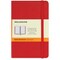 Moleskine Classic Hardcover Notebooks - Scarlet Red, Ruled, 5-1/2" x 3-1/2"